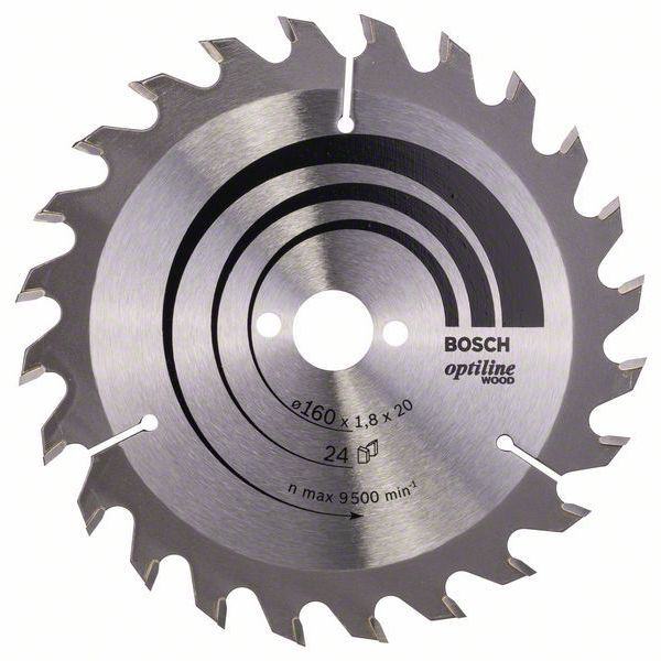 Bosch Circular Saw Blade Optiline Handheld 160x1.8x20mm