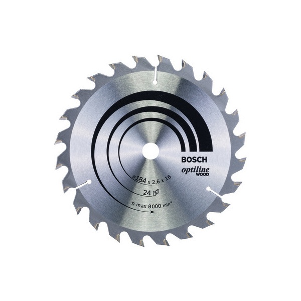 Bosch Circular Saw Blade Optiline Handheld 184x2.6x16mm