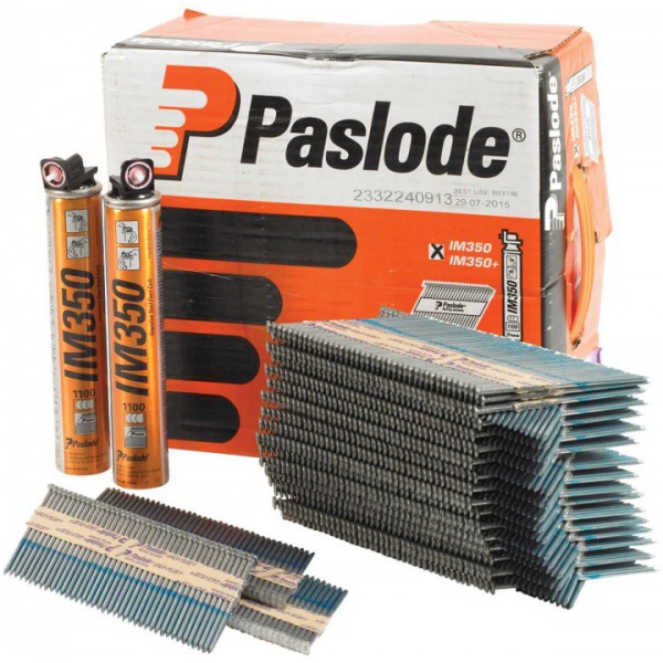 Paslode 63x2.8mm RG Galv+ IM350 Nail & Fuel Pk3300